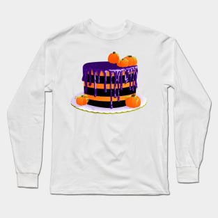Another Striped Halloween Cake Long Sleeve T-Shirt